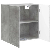 Armadietto a Muro | Mobiletto a muro Grigio Cemento 59 x 31 x 60 cm