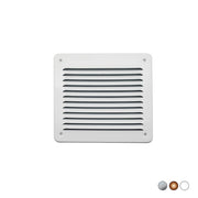 GRIGLIA IN METALLO DA SOVRAPPORRE CON RETE L. 193 X H. 165 MM- Alluminio Ramato- FIRST- pezzi 1