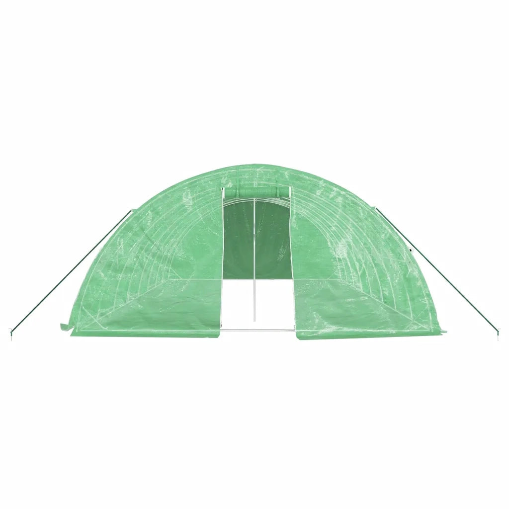 Serra con Telaio in Acciaio Verde 40 m² 8x5x2,3 m 3188085