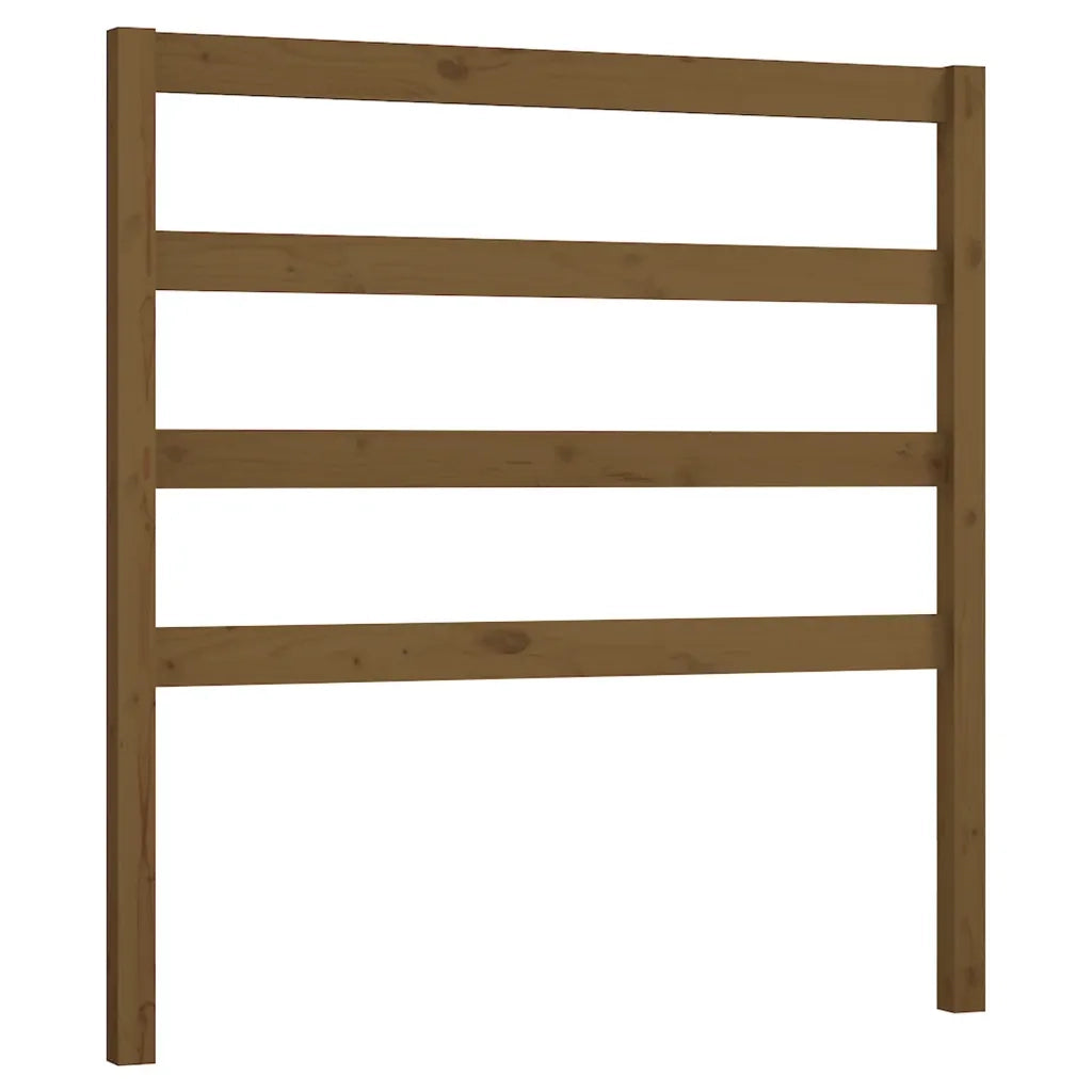 Testiera per Letto ambra 96x4x100 cm in Legno Massello di Pino