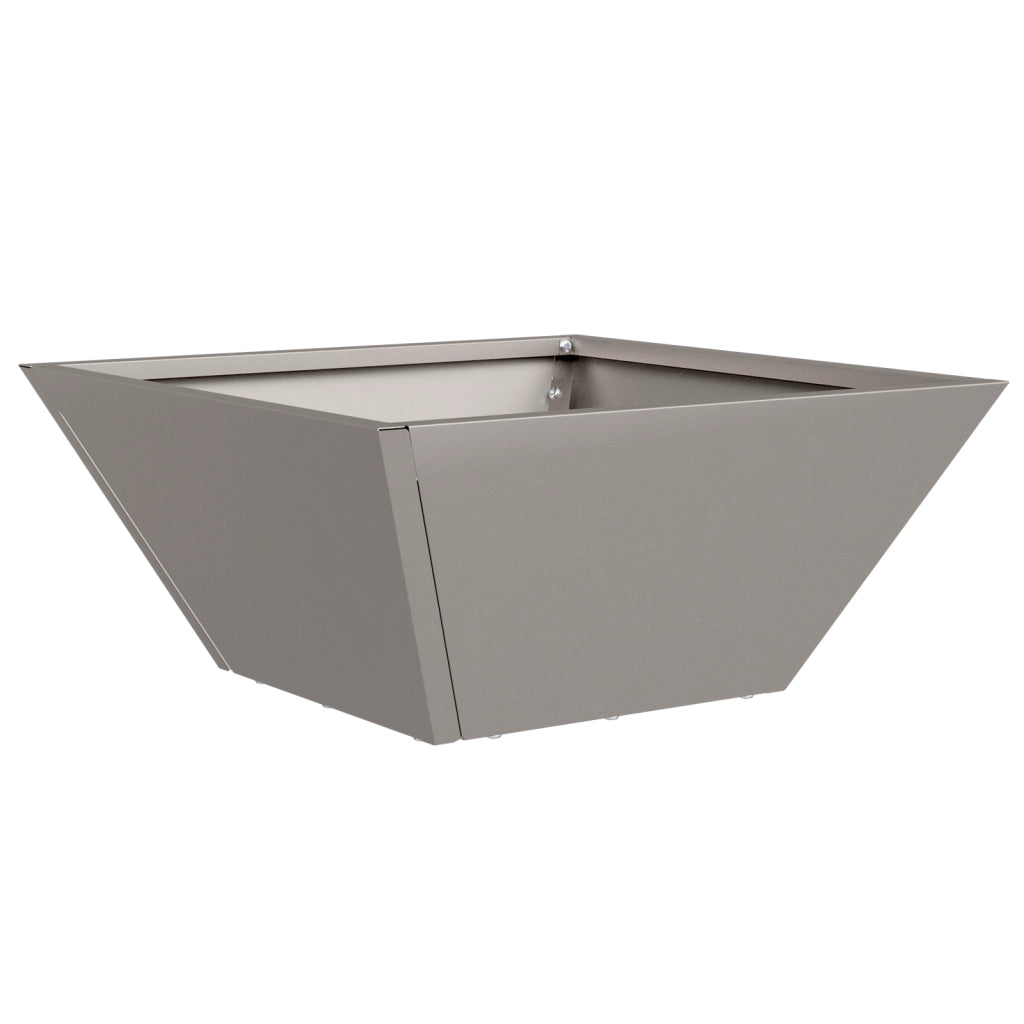 Fioriera in Metallo Acciaio Inossidabile 35 x 35 x 15 cm Durevole