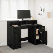 Scrivania Rovere nero 120 x 55 x 91 cm Legno multistrato