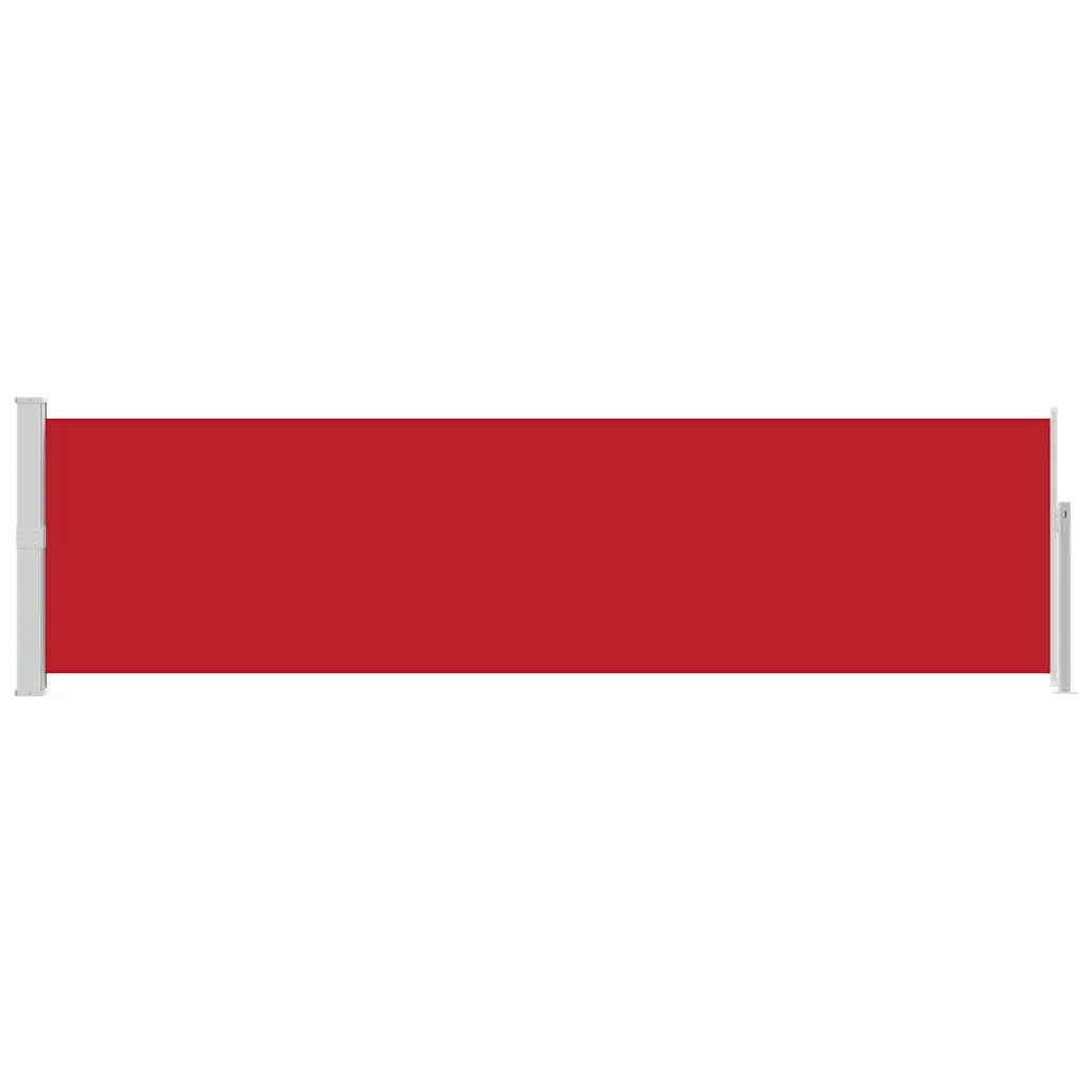 Tenda Laterale Retrattile per Patio 140x500 cm Rossa cod mxl 21557