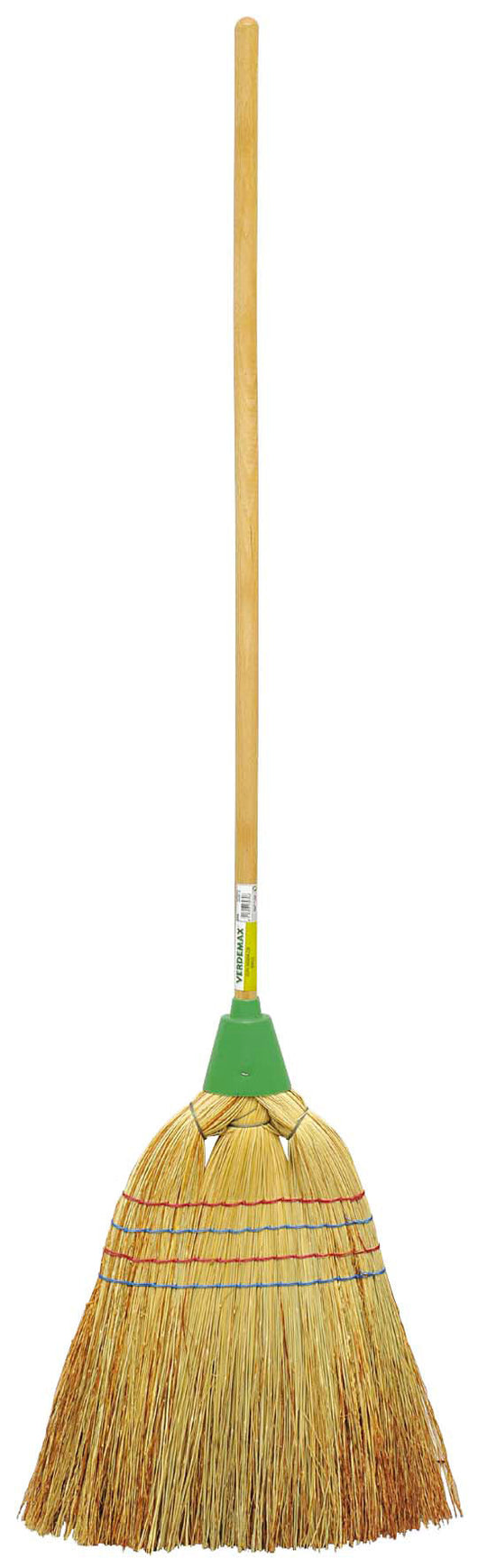 Scopa Saggina con Manico in Legno 140 cm Rama