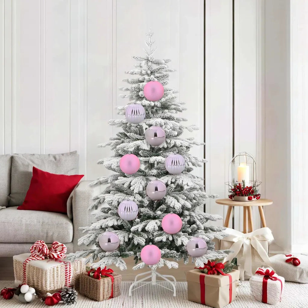 Set di palline di Natale XL 9 pz Rosa Plastica CFW3594127