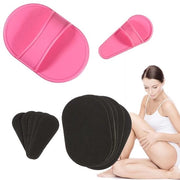 Set di depilazione per donne - 2 misure di spugne depilatorie morbide e set di esfoliazione riutilizzabile - per gambe, labbra e braccia - 12 pezzi