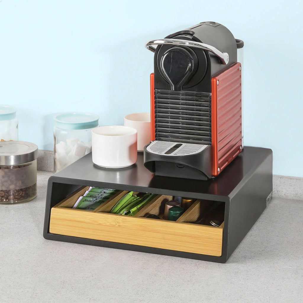 Contenitore Porta Capsule e Cialde Caffè Nespresso 4 scomparti,FRG280-SCH