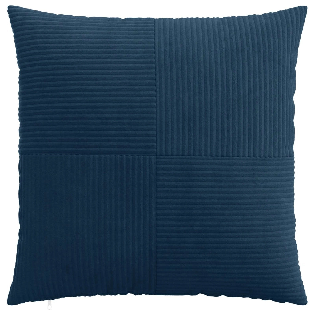 Federa 2 pcs ALMELO Blu navy 60 x 60 cm corduroy 915413