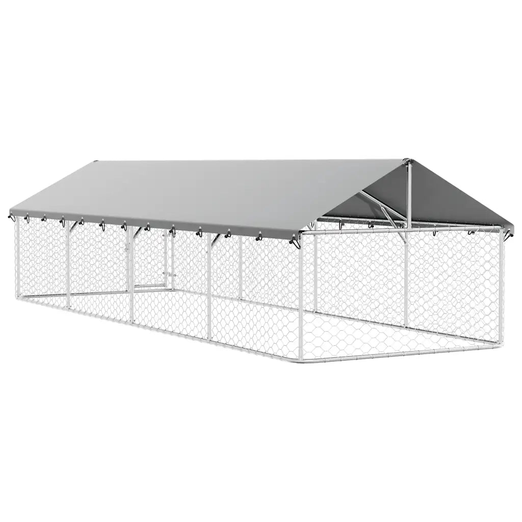 Gabbia per Cani da Esterno con Tetto 600x200x150 cm CFW2711436