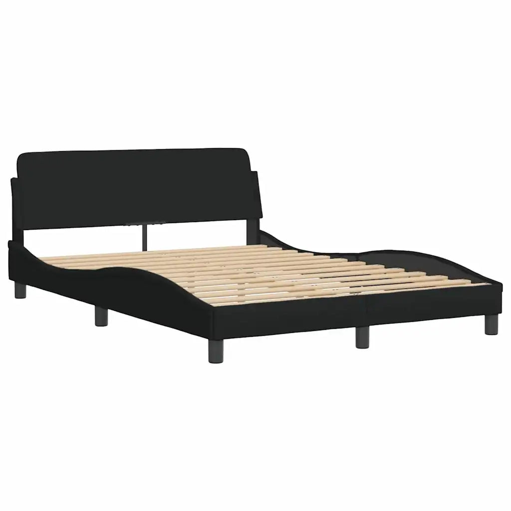 Giroletto senza Materasso Hvar Nero 120x200 cm Tessuto