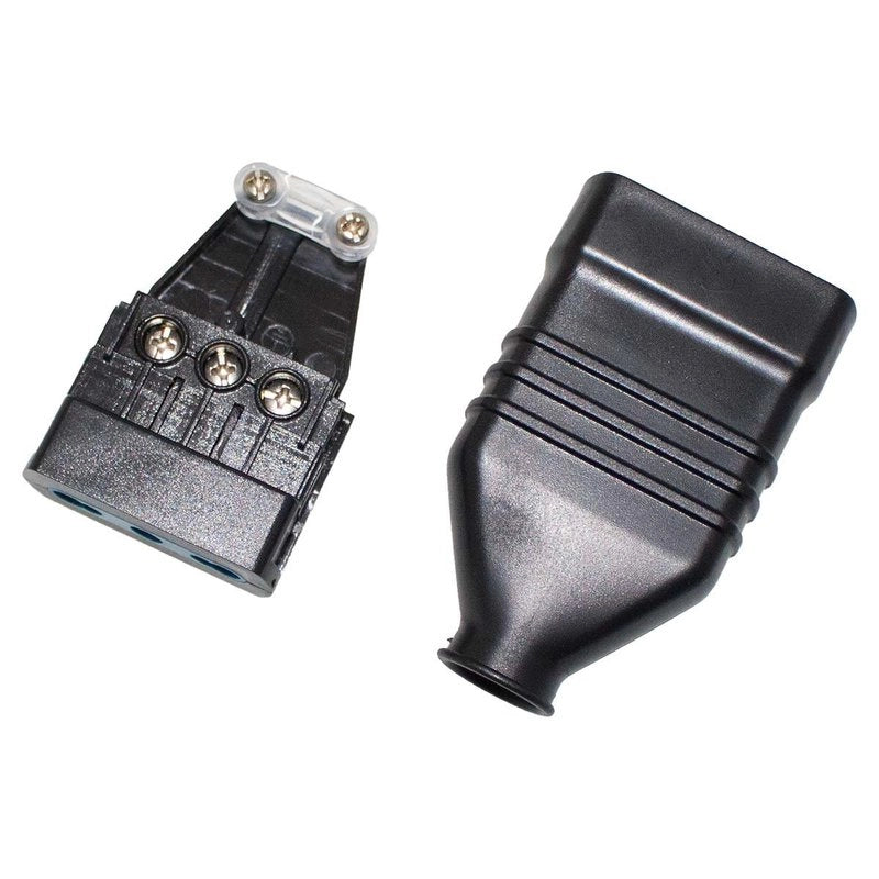 Presa Antischiacciamento 2P+T In PVC Bipasso 10/16A 250V Nero