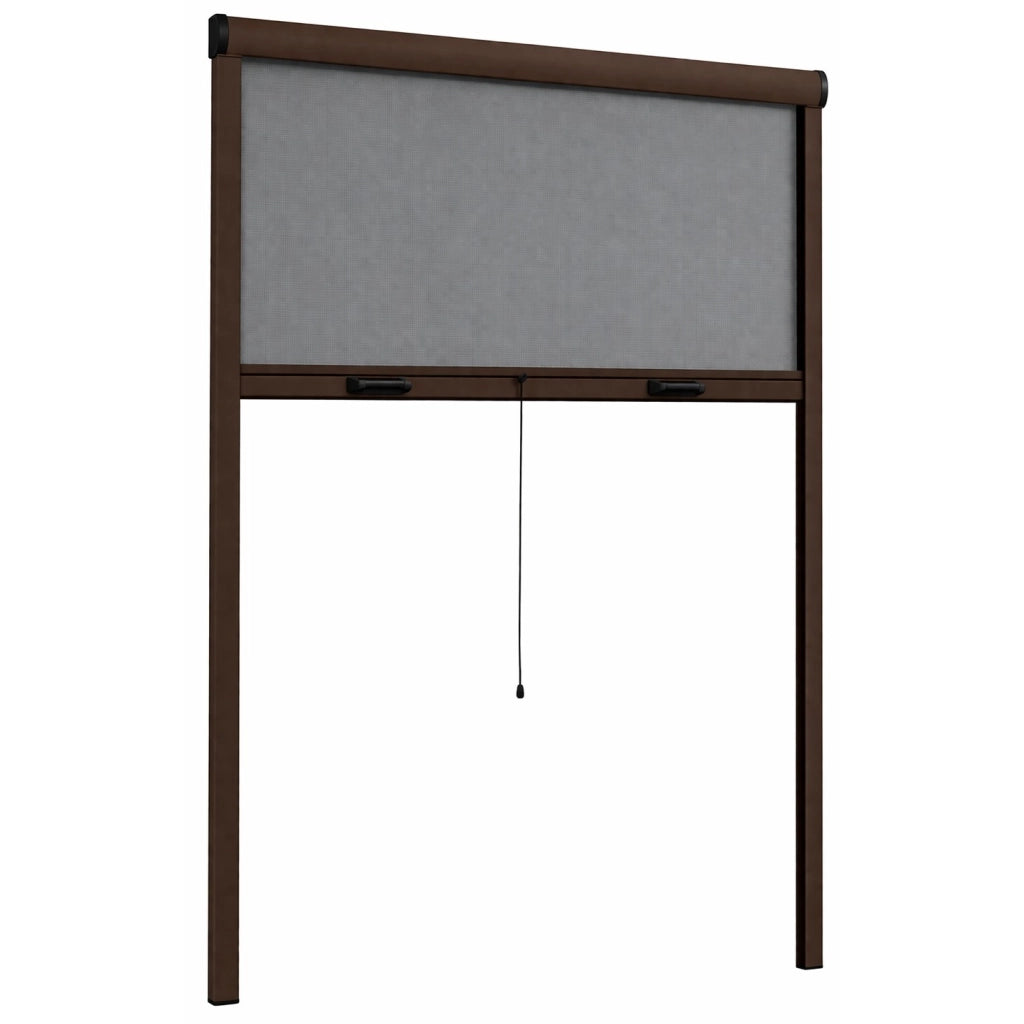 ZANZARIERA RULLO FLASH 160XH160CM MARRONE FINESTRA