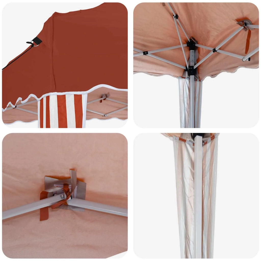 Tenda per feste a pop-up Terracotta 288 x 288 x 245 cm 42019754