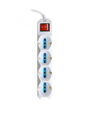 Ewent EW3929 prolunghe e multiple 1,5 m 16 presa(e) AC Interno Bianco