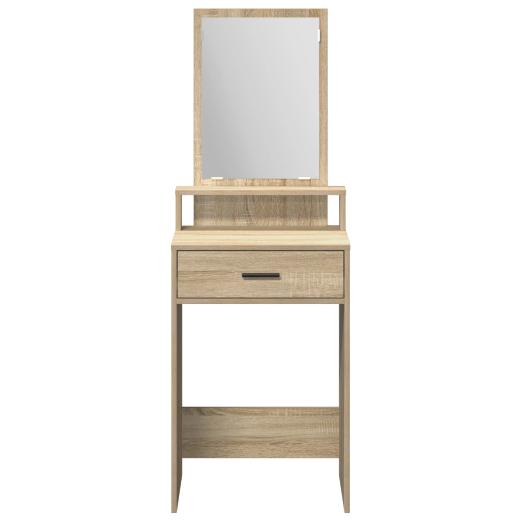 Toletta  con cassetti Rovere Sonoma 50x41x140 cm