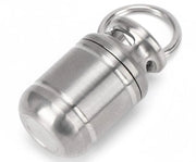 Contenitore acqua-tetto per medicinali - Contenitore piccolo per medicinali - Contenitore per medicinali in acciaio inossidabile - Dimensioni 25mm x 15mm x 16mm x 13mm - Contenitore per medicinali portatile