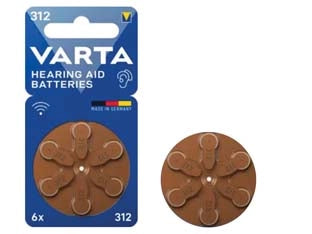 Pila Specialistica a Pastiglia per Apparecchi Acustici Varta 10 Cod 239011