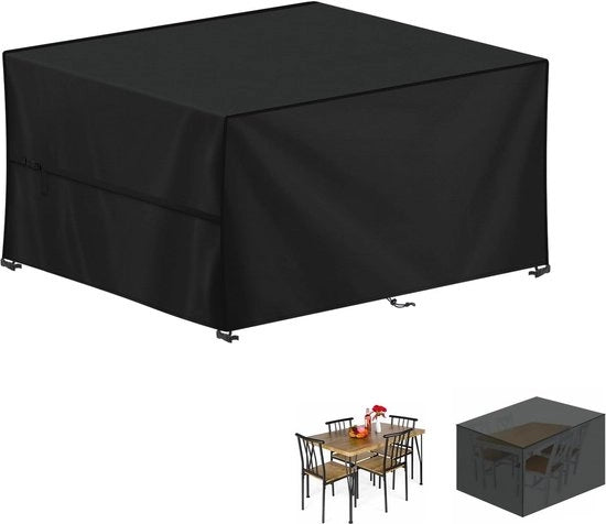 Copertura per mobili da giardino, sacco impermeabile di protezione, mobili da giardino, copertura anti UV per tavoli da giardino, mobili per terrazza, carico pesante, 420D Oxford, sacco di protezione per insieme di mobili, 120 x 90