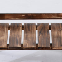 Scaffale Portapiante Pieghevole da Giardino 80x37x93 cm in Legno di Abete