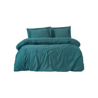 Wickliffe, Copripiumino Matrimoniale Federa Inclusa, 240x220 cm Verde