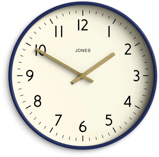 Orologio da Parete | Design Moderno e Versatile | 30 cm | Blu Scuro | Numeri Facili da Leggere | Adatto per Cucina, Salotto o Ufficio