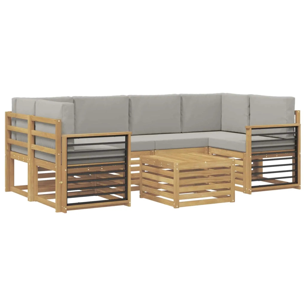 Set divani Legno di Acacia Massello 3391486