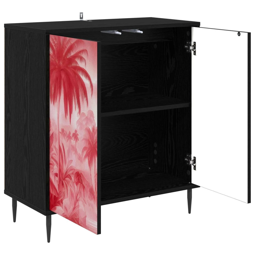Credenza AACHEN Rovere Nero 69 x 33 x 76 cm 8006946