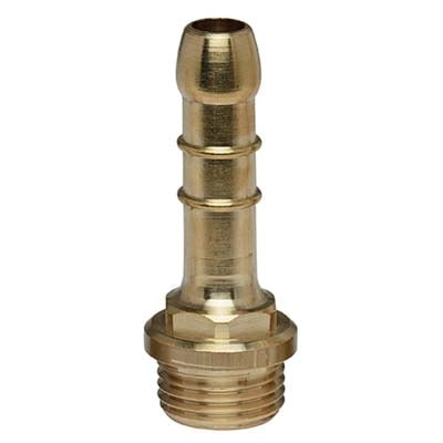 PORTAGOMMA METANO DRITTO FILETTO MASCHIO - OTTONE MM 14 1/2M- 10 pezzi