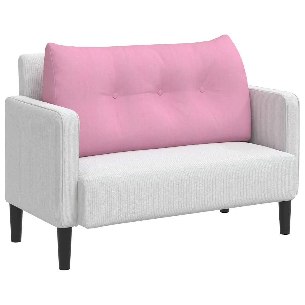 Cuscino per Schiena Rosa 100 x 24 x 50 cm Tessuto