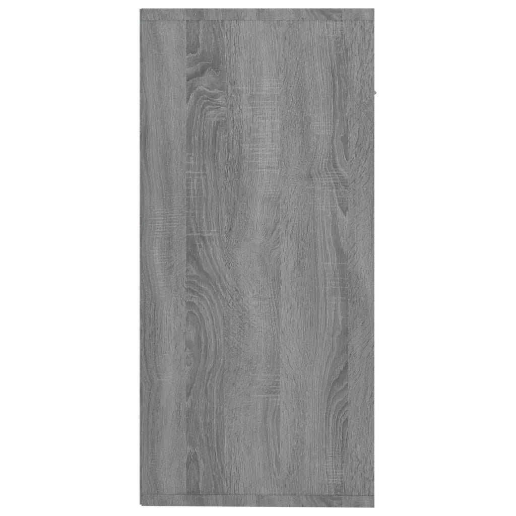 Credenza Grigio Sonoma 88x30x65 cm in Legno Multistrato 815370