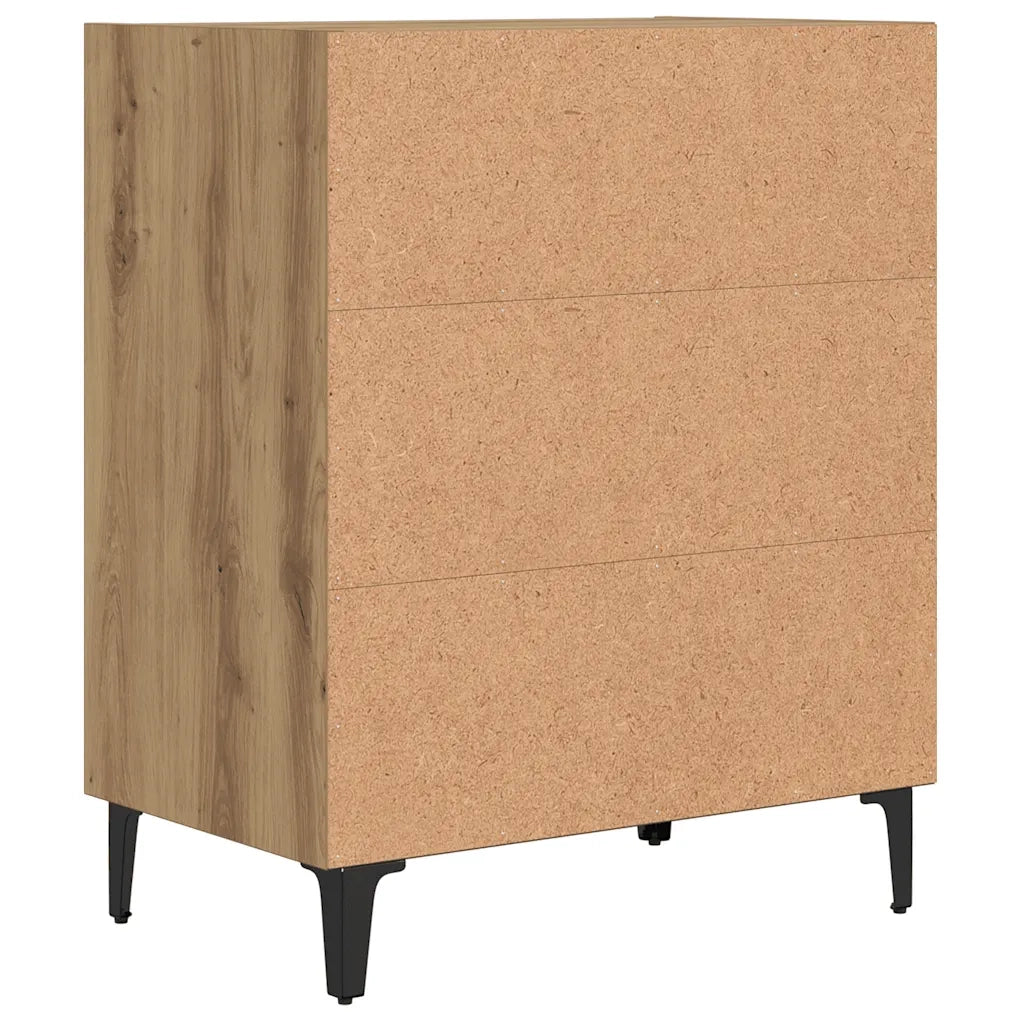 Credenza Rovere Artigianale 57x35x70 cm in Truciolato 856475