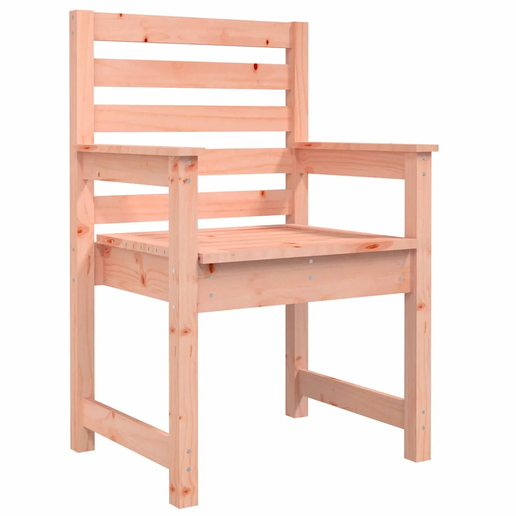 Sedie da Giardino 2pz 60x48x91 cm Legno Massello di Douglas