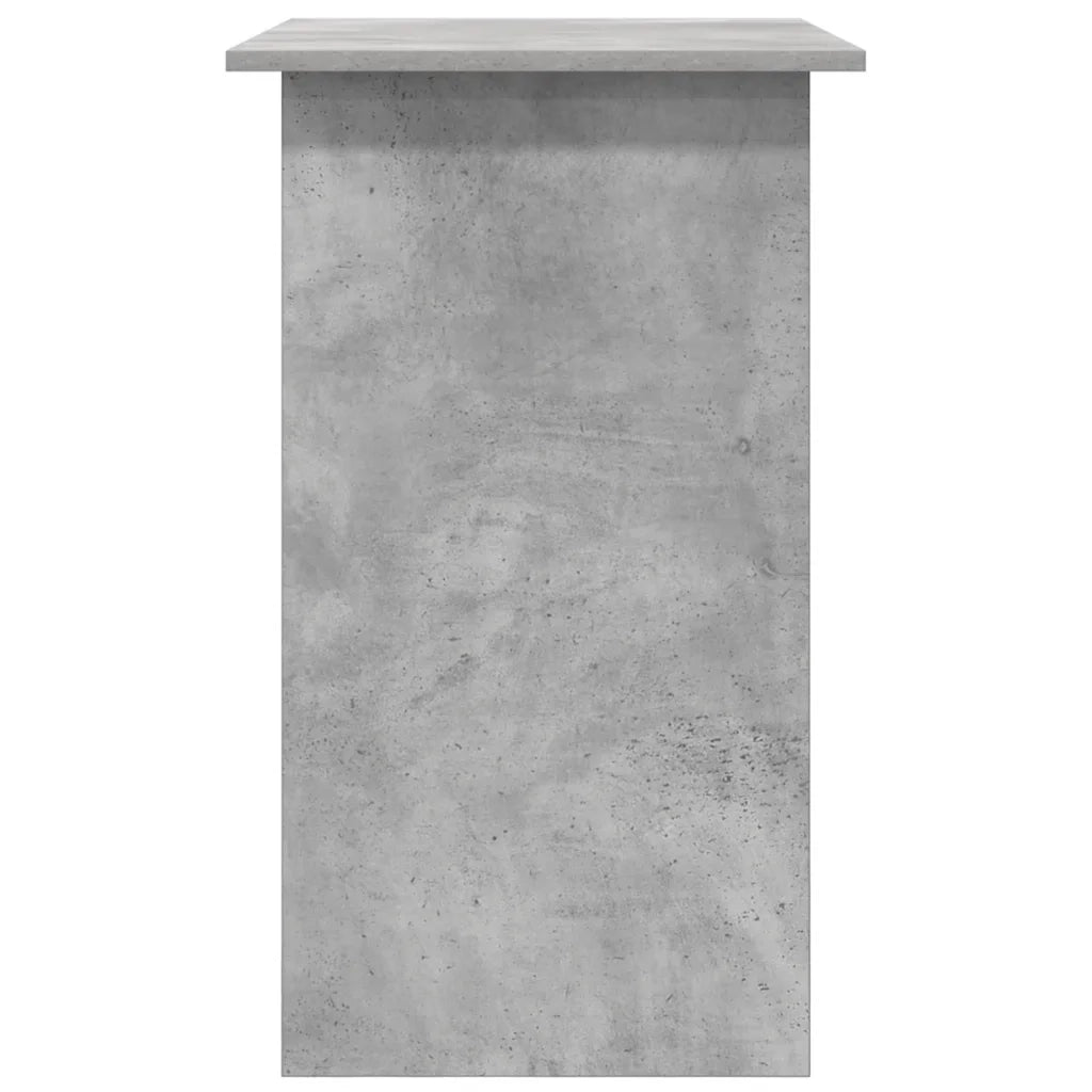 Scrivania | Tavolo da Ufficio Grigio Cemento 80x45x74 cm in Legno Multistrato
