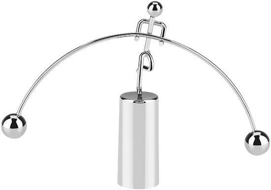 Giocattolo Educativo in Acciaio Inossidabile - Decorazione per Scrivania - Balanza di Equilibrio - Gioco di Equilibrio - Materiale Sicuro e Liscio - Decorazione per Ufficio
