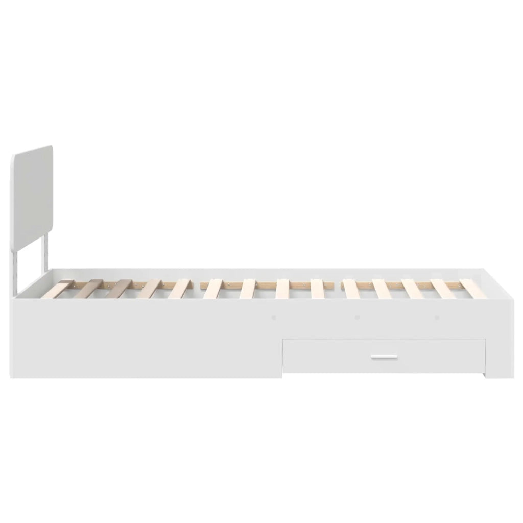 Struttura del letto Bianco 90 x 190 cm Legno multistrato 3412427