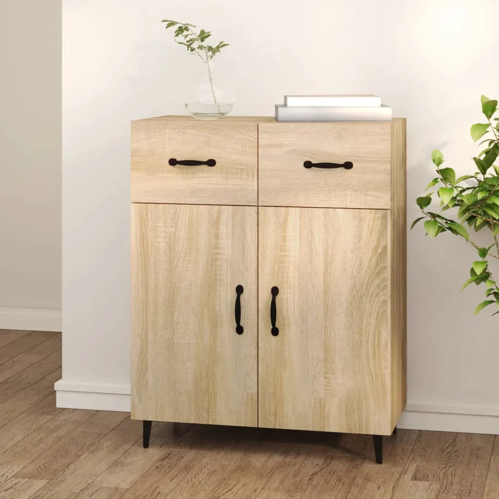 Credenza | Madia | Buffet da pranzo | Armadio da pranzo Rovere Sonoma 69,5x34x90 cm in Legno Multistrato