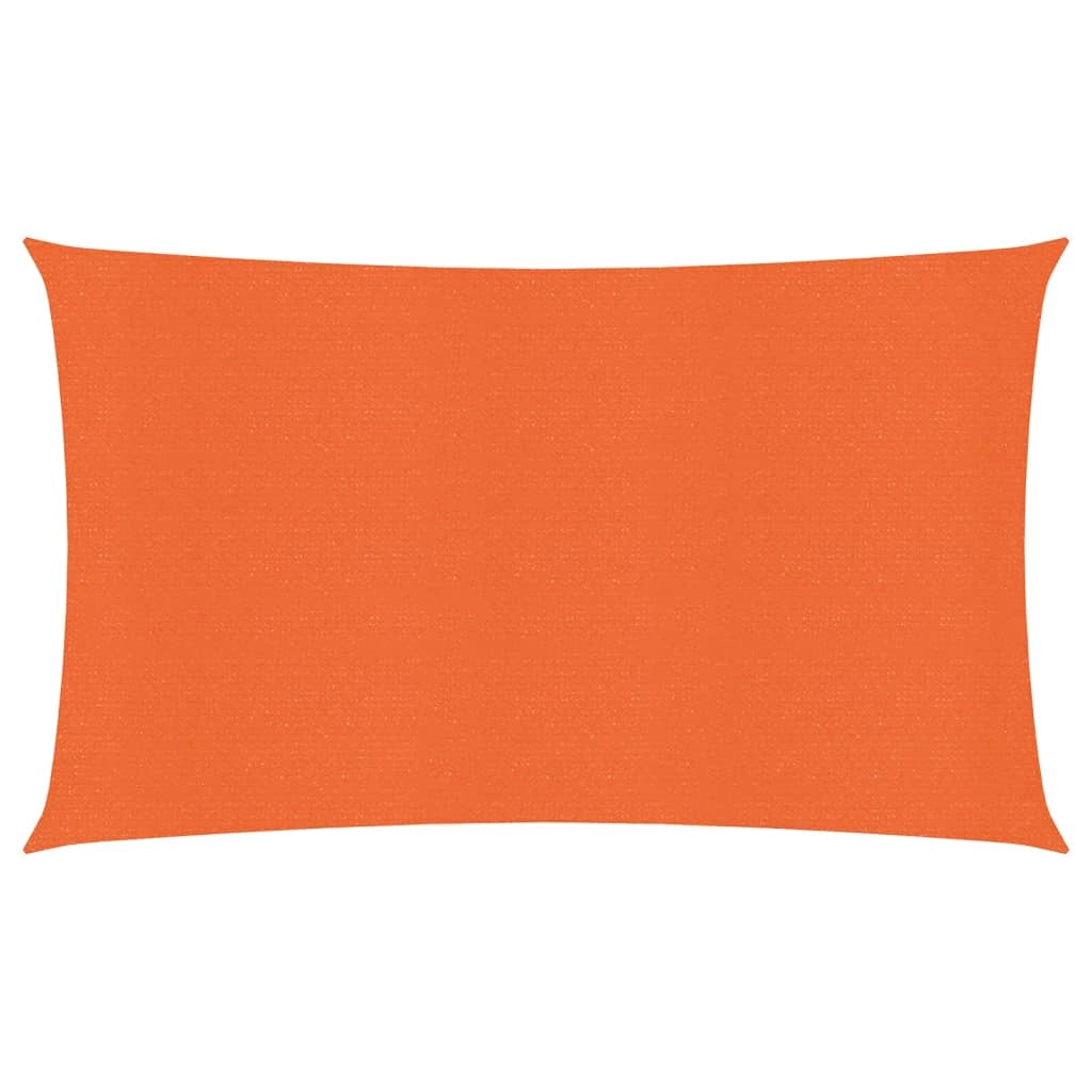 Vela ombreggiante/ombrellone 160 g/m² HDPE 2 x 5 m arancione 02_0009238
