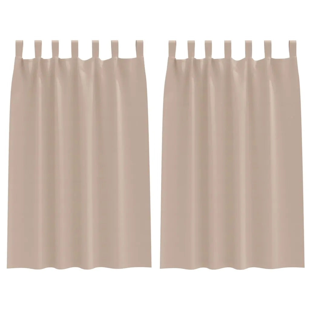 Tende Oscuranti | Tende Blackout con Anelli 2 pz Talpa 175 x 140 cm Poliestere