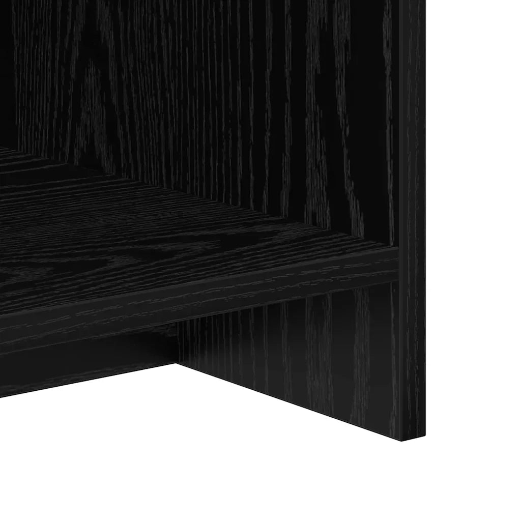 Mobile porta TV rettangolare moderno con vano contenitore 102 x 35 x 45 cm legno composito nero 02_0054708