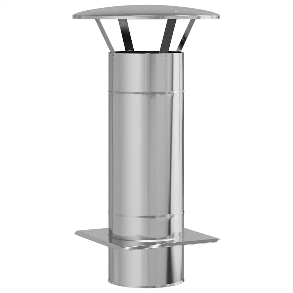 Estensione Camino Argento 35 x 35 x 65 cm Acciaio inossidabile 42008445