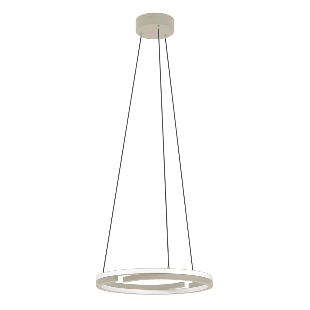 Sospensione Moderna Mezzomonte Alluminio Marrone Led 40W 3200Lm Ip20