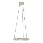 Sospensione Moderna Mezzomonte Alluminio Marrone Led 40W 3200Lm Ip20