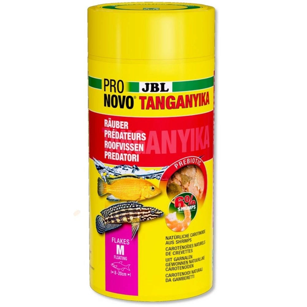 JBL ProNovo Tanganyika Flakes M - fioccato per Ciclidi da 8 a 20cm Formato: 1000 ml
