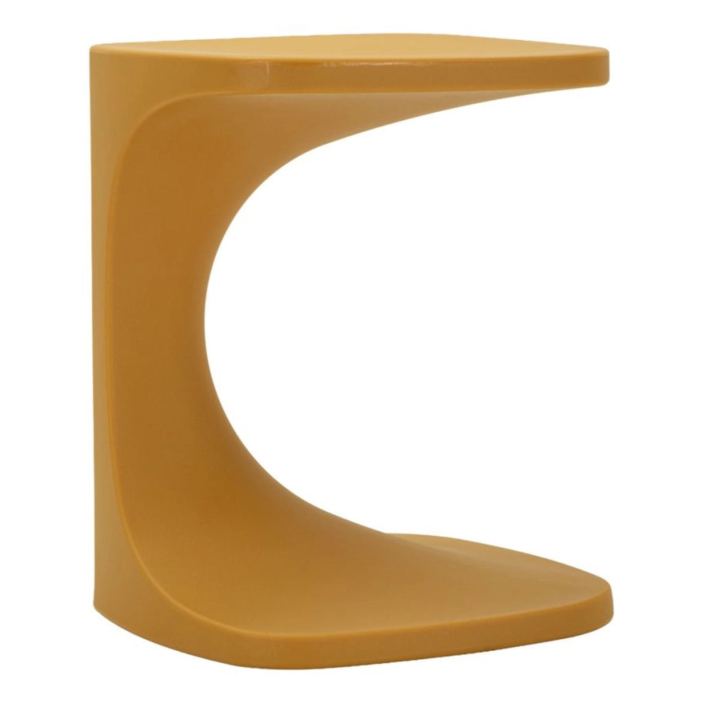 Tavolino VKH1092, Giallo, Plastica, 42x42x52 cm