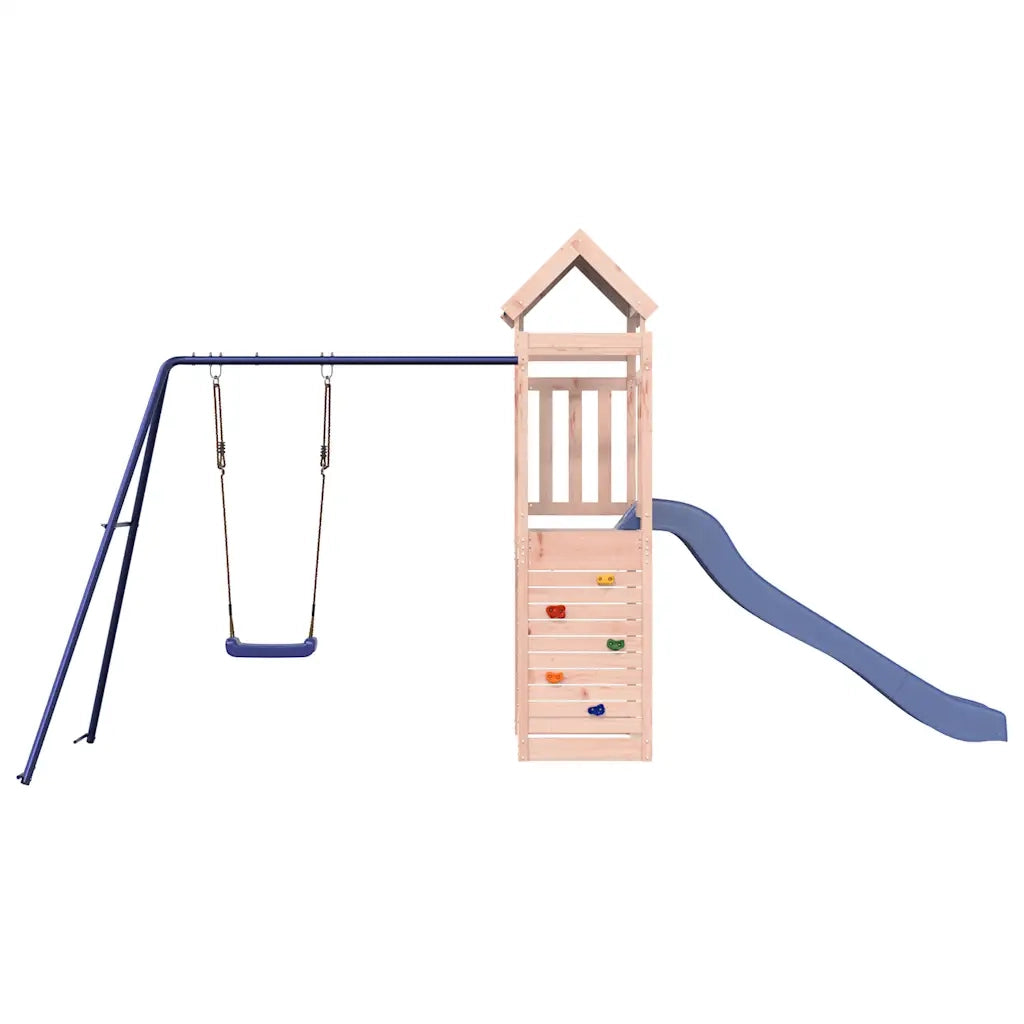 Set da Gioco da Esterno in Legno Massello di Douglas