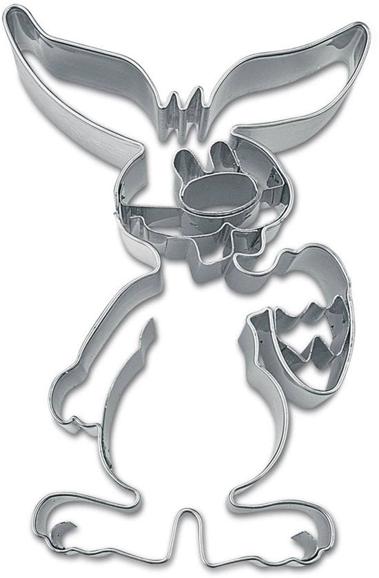 Forma biscotto in acciaio inossidabile, argento, 10,5 x 10,5 x 10,5 cm