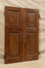 Biscottini Tapparella / scurino in legno massello di teak, articolo antico perfettamente restaurato