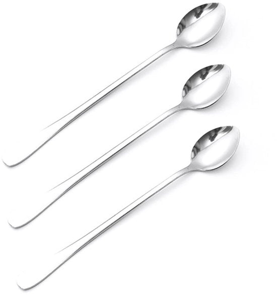 Set di cucchiai in acciaio inossidabile da 3 pezzi - Utensili da cucina - Pratico per uso quotidiano - Ideale per feste