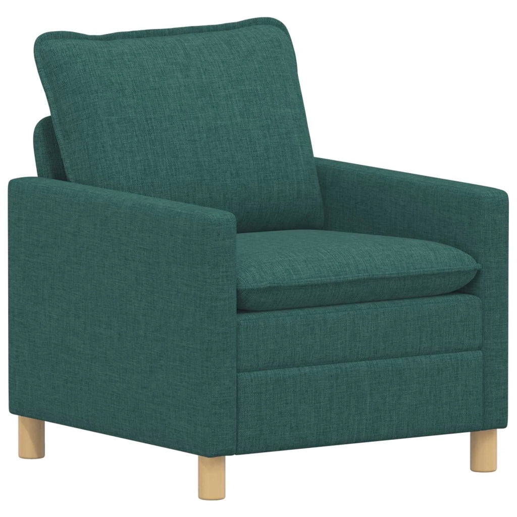 Set di divani 2 pz Verde Scuro Tessuto 3417105