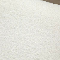 Sedia a Dondolo con Cuscini per Seduta e Schienale, in Legno, Pile e Schiuma, 60x81x71 cm, Crema